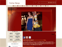 Tablet Screenshot of motherbanjo.com